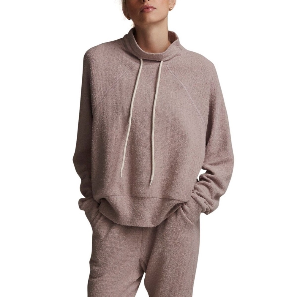Varley Dusty Rose Pullover Hoodie Sweatshirt